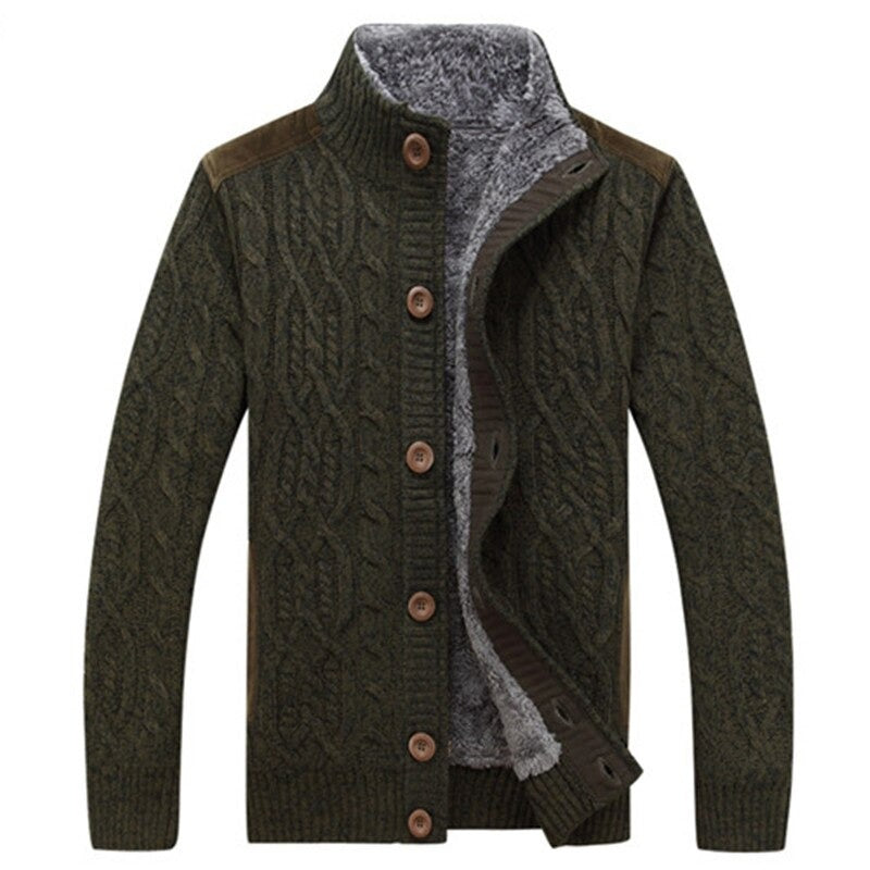 Charlton - Warm Twisted Knit Cardigan