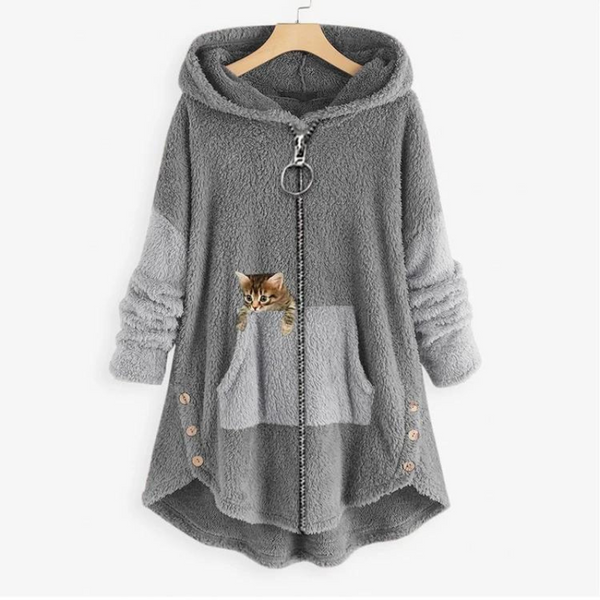 Women's Ultra-Soft Hooded Fleece Jacket
