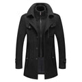 Men's Double Layered Trench Coat Set