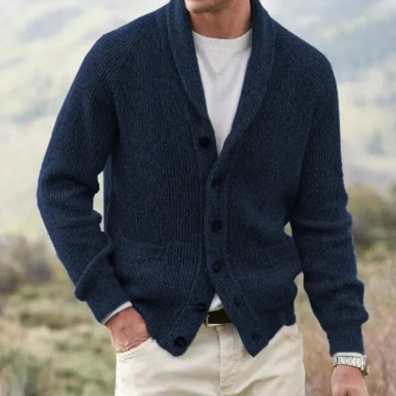 Colm - V-Neck Knitted Cardigan