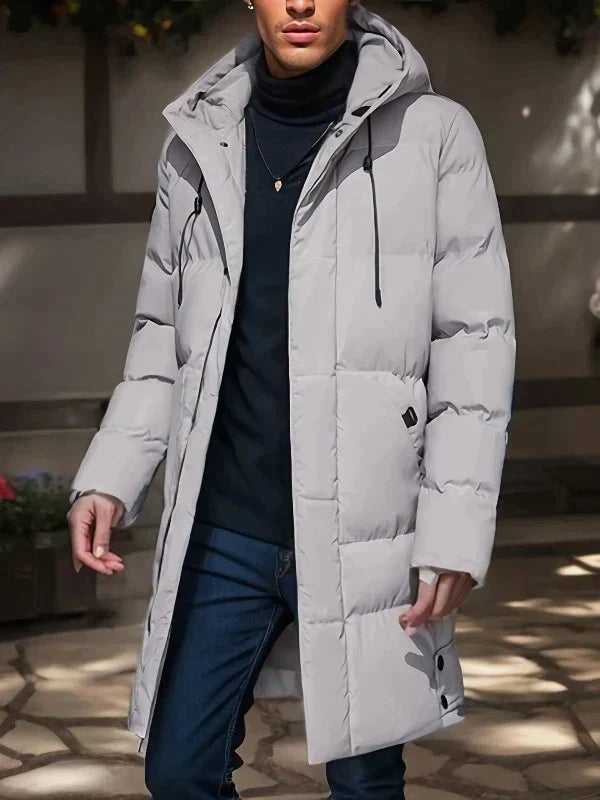 Men's Warm Hooded Parka Winter Jacket
