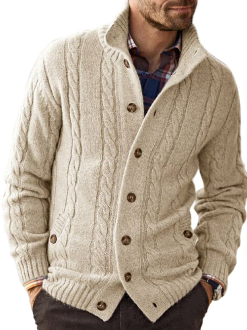 Ansgar - Versatile Beige Cardigan