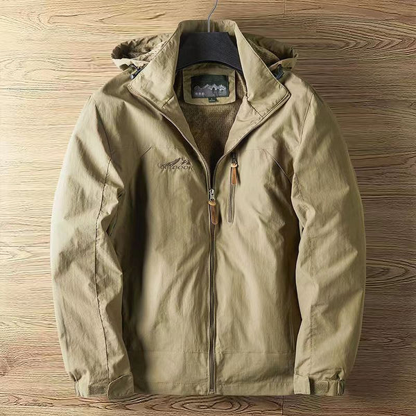 Men's Drawstring Water-Resistant Jacket