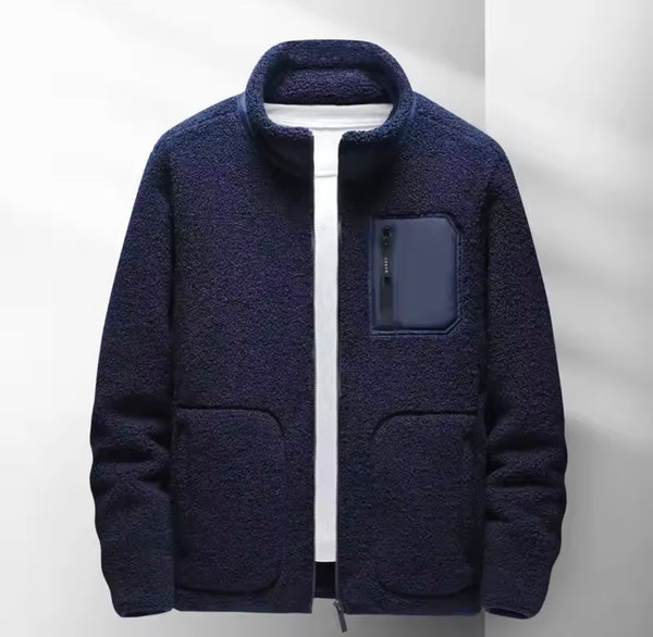 Men's Autumn Zip-Up Fleece Jacket