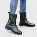 Women's Lace-Up Mid-Calf Winter Boots